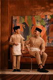 Baju Melayu Majestic Bespoke Fit - Cuban Sand