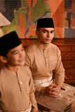 Baju Melayu Majestic Bespoke Fit - Cuban Sand