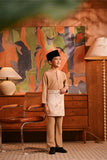 Baju Melayu Kids Majestic Bespoke Fit - Cuban Sand