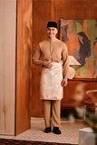 Baju Melayu Majestic Bespoke Fit - Latte