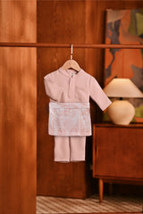 Baju Melayu Babies Majestic Bespoke Fit - Pale Lilac