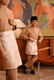 Baju Melayu Kids Majestic Bespoke Fit - Latte