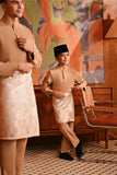 Baju Melayu Kids Majestic Bespoke Fit - Latte