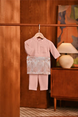 Baju Melayu Babies Majestic Bespoke Fit - Blush