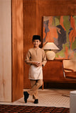 Baju Melayu Kids Majestic Bespoke Fit - Latte