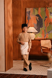 Baju Melayu Kids Majestic Bespoke Fit - Latte