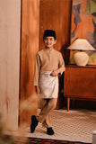 Baju Melayu Kids Majestic Bespoke Fit - Latte