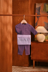 Baju Melayu Babies Majestic Bespoke Fit - Grapeade