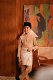 Baju Melayu Kids Majestic Bespoke Fit - Latte