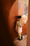 Baju Melayu Kids Majestic Bespoke Fit - Safari