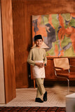 Baju Melayu Kids Majestic Bespoke Fit - Safari