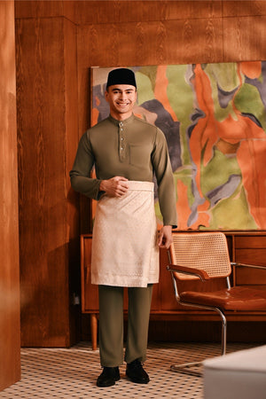 Baju Melayu Majestic Bespoke Fit - Teak