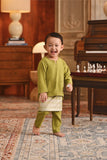 Baju Melayu Babies Teluk Belanga Smart Fit - Moss