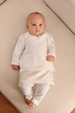 Baju Melayu Babies Teluk Belanga Smart Fit - Off White
