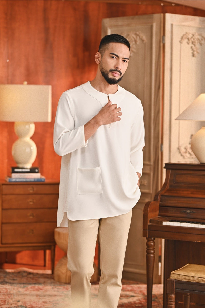 Kurta Marrakesh Pesak Relaxed Fit - Off White