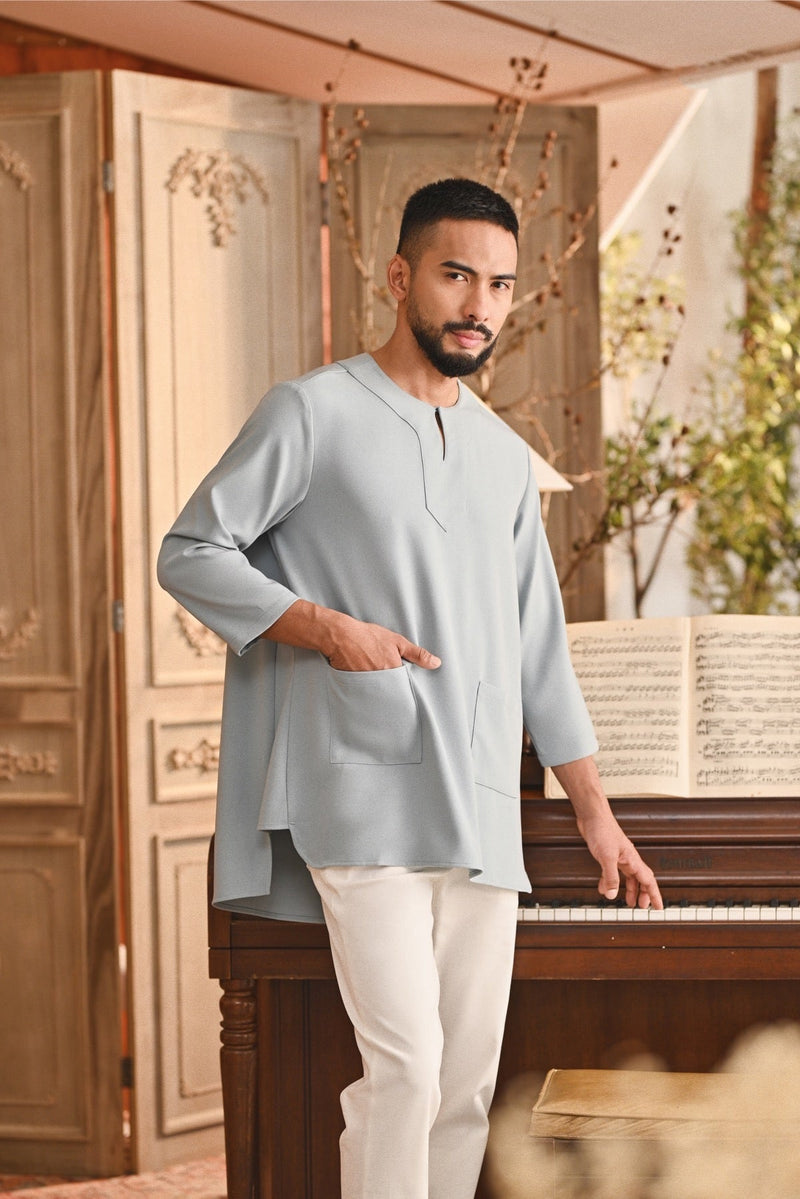 Kurta Marrakesh Pesak Relaxed Fit - Slate Blue