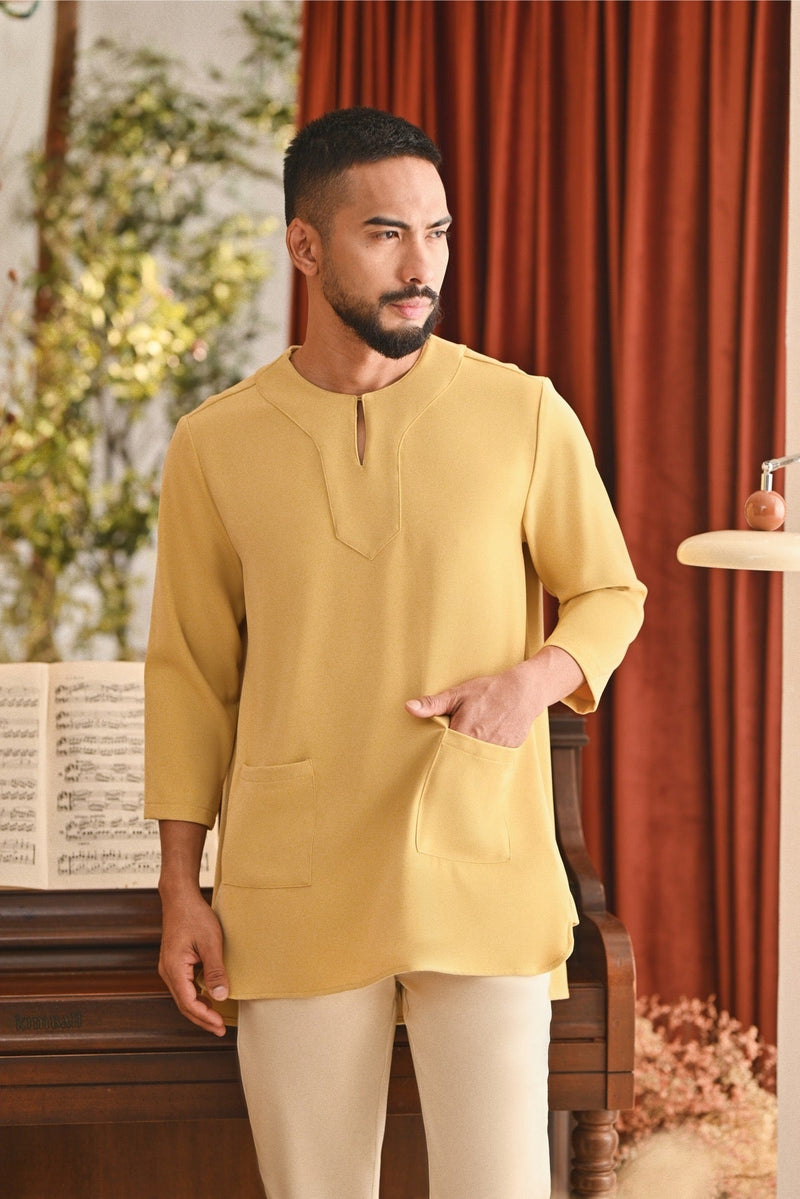 Kurta Marrakesh Pesak Relaxed Fit - Misted Yellow