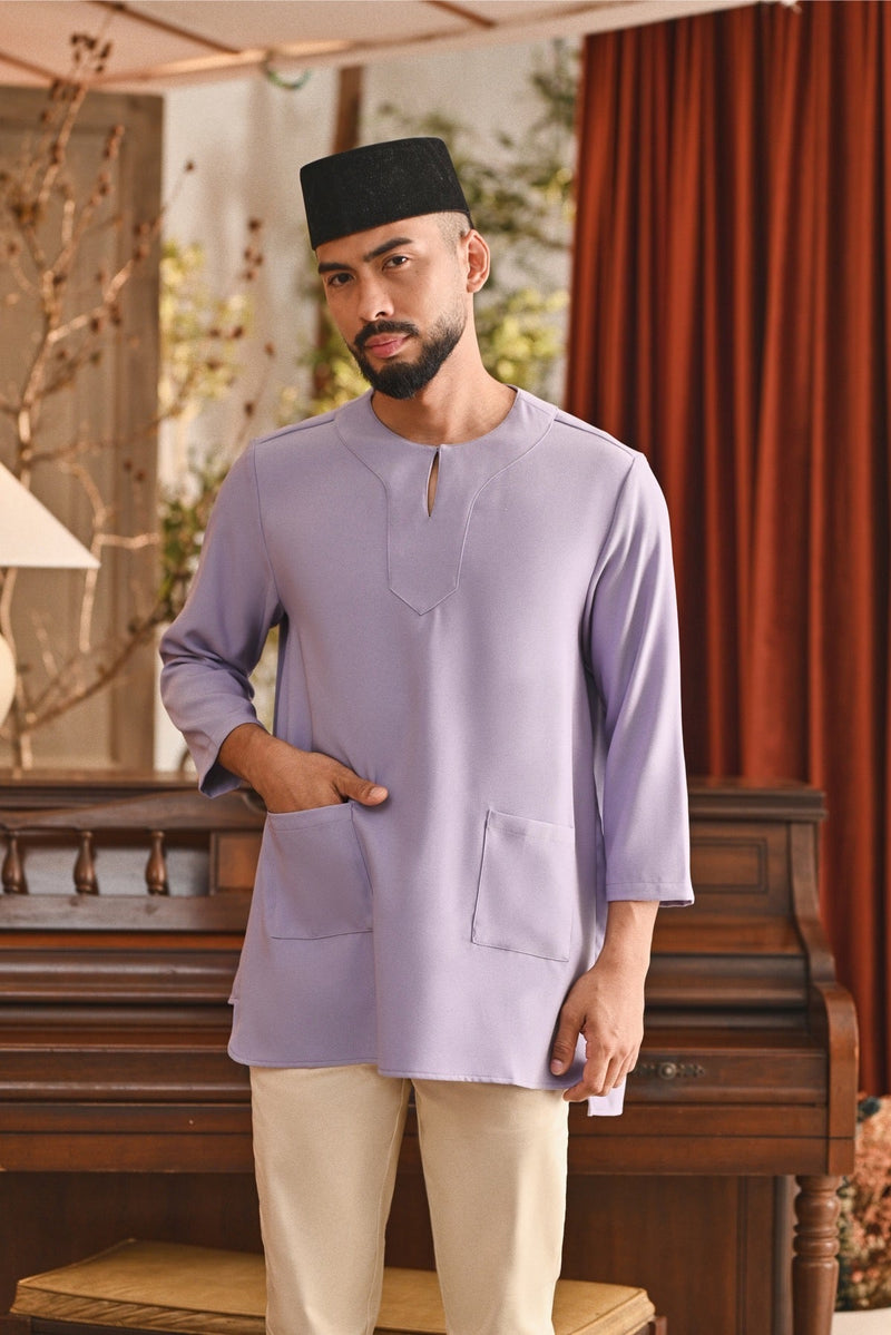 Kurta Marrakesh Pesak Relaxed Fit - Heirloom Lilac