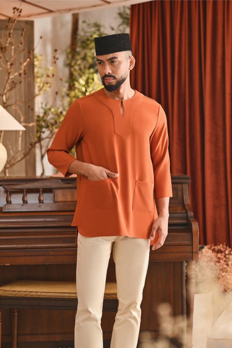 Kurta Marrakesh Pesak Relaxed Fit - Burnt Orange