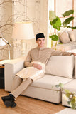 Baju Melayu Luxury Bespoke Fit - Pale Olive