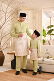 Baju Melayu Luxury Bespoke Fit - Tea Green