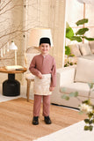 Baju Melayu Kids Light Bespoke Fit - Mauve Pink