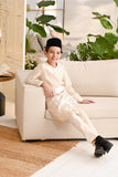 Baju Melayu Kids Teluk Belanga Smart Fit - Cream