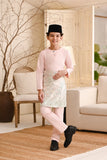 Baju Melayu Kids Teluk Belanga Smart Fit - Pearl Pink