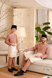 Baju Melayu Teluk Belanga Smart Fit - Mauve Pink