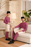 Baju Melayu Kids Teluk Belanga Smart Fit - Berry