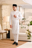 Baju Melayu Natural Cotton Bespoke Fit - White