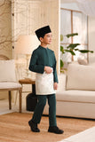 Baju Melayu Kids Natural Cotton Bespoke Fit - Castleton Green