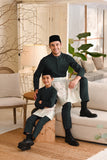 Baju Melayu Kids Natural Cotton Bespoke Fit - Dark Green