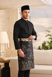 Baju Melayu Natural Cotton Bespoke Fit - Black