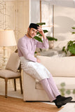 Baju Melayu Luxury Bespoke Fit - Light Lilac