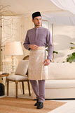 Baju Melayu Luxury Bespoke Fit - Light Purple