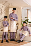 Baju Melayu Kids Luxury Bespoke Fit - Light Purple