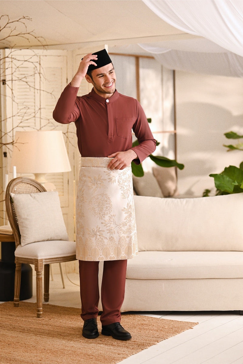 Baju Melayu Light Bespoke Fit - Mangosteen