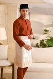 Baju Melayu Luxury Bespoke Fit - Spice Red