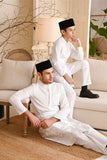 Baju Melayu Kids Luxury Bespoke Fit - Off White