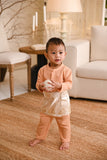 Baju Melayu Babies Luxury Bespoke Fit - Apricot