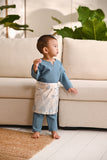 Baju Melayu Babies Teluk Belanga Smart Fit - Artic Blue