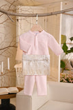 Baju Melayu Babies Light Bespoke Fit - Baby Pink