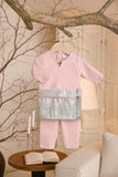 Baju Melayu Babies Teluk Belanga Smart Fit - Pearl Pink