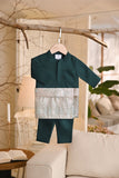 Baju Melayu Babies Natural Cotton Bespoke Fit - Castleton Green