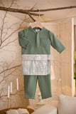 Baju Melayu Babies Luxury Bespoke Fit - Sage Green