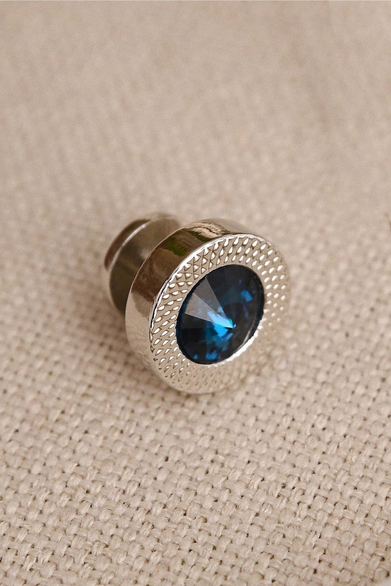 Butang Casablanca - Aquamarine