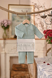 Baju Melayu Babies Luxury Bespoke Fit - Haze Mint