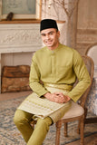 Baju Melayu Luxury Bespoke Fit - Moss Green