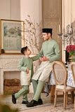 Baju Melayu Luxury Bespoke Fit - Basil